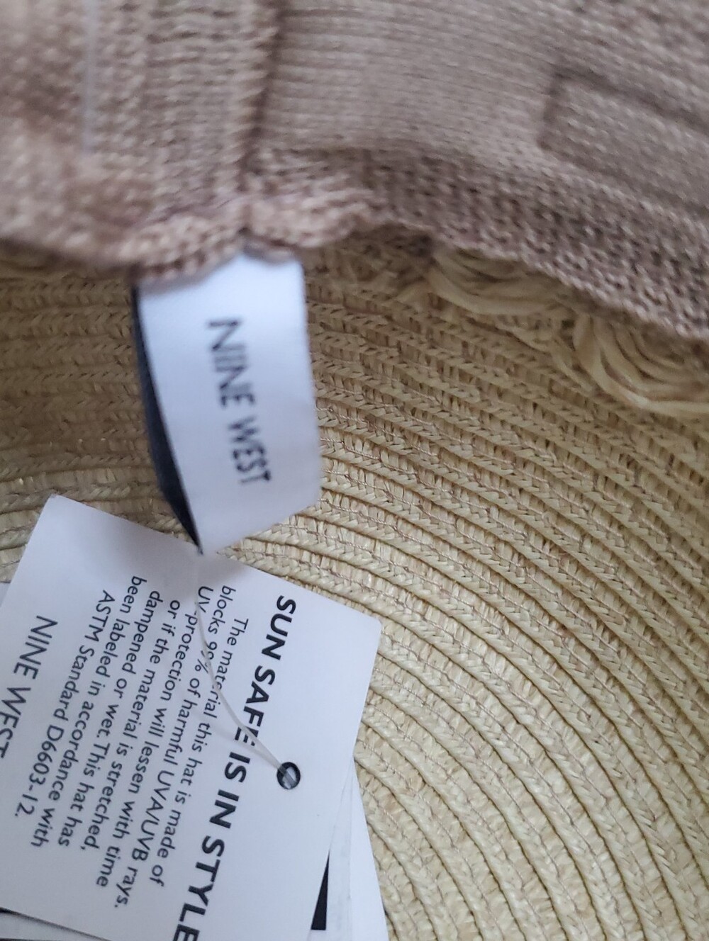 NINE WEST PACKABLE FLOPPY HAT - Picture 3 of 4
